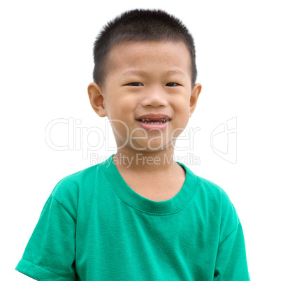 Asian child smiling