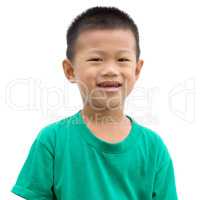 Asian child smiling