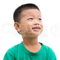 Asian child looking away