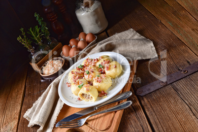 Pyzy are a type of polish dumpling