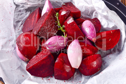 oven baked red beets