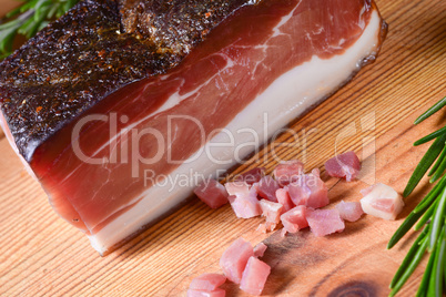 smoked South Tyrolean bacon