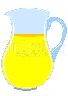 Pitcher with drink