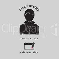 I'm a secretary - calendar plan