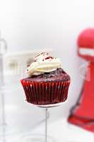 Red velvet cupcake.