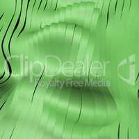 Green abstract silver stripe pattern background 3d illustration