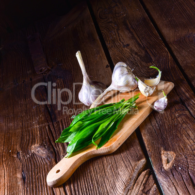 fresh and tasty wild garlic