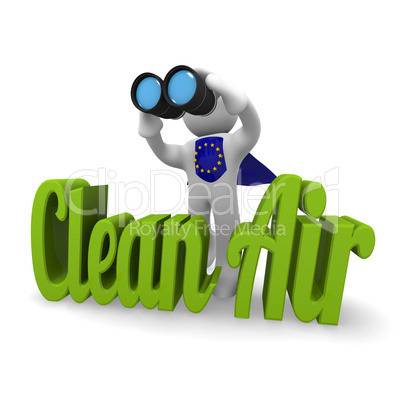 3d concept European Clean Air