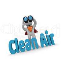 3d concept Clean Air