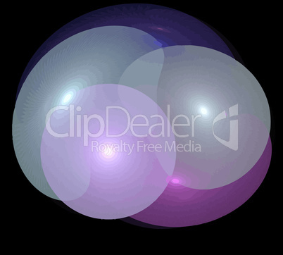 image of one Digital Fractal on Black Color image of one Digital Fractal on Black Color