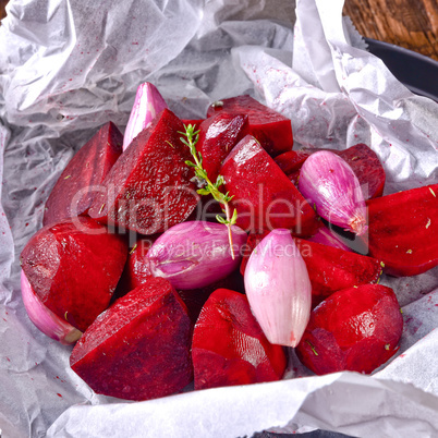 oven baked red beets