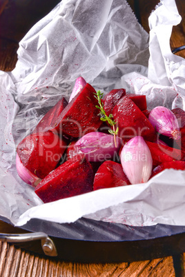 oven baked red beets