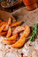 rosemary Potato wedges from the oven