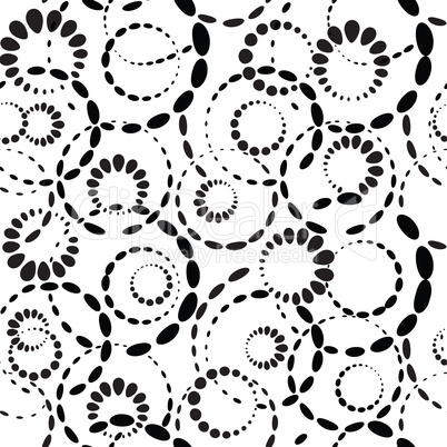 Abstract seamless pattern. Round Spot background