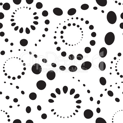 Abstract seamless pattern with circles. Circular spot wallpaper