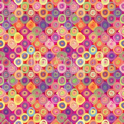Abstract funny bubble seamless pattern. Funny party background