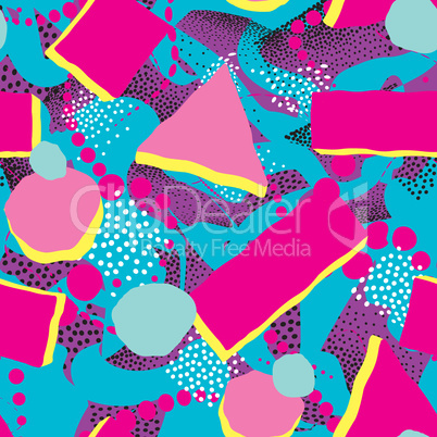 Abstract blot  seamless pattern. Dotted painted tile background.