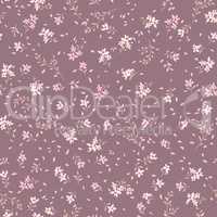 Floral seamless pattern. Ornamental flowers. Summer fabric background