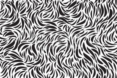 Abstract line seamless pattern. fur style textured wallpaper