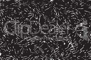 Abstract shabby dotted seamless pattern. Black blot texture