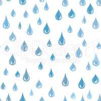 Water drops seamless pattern . Raindrop background. Rain texture