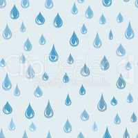 Raindrop background. Rainstorm Seamless Pattern. Rainy weather o