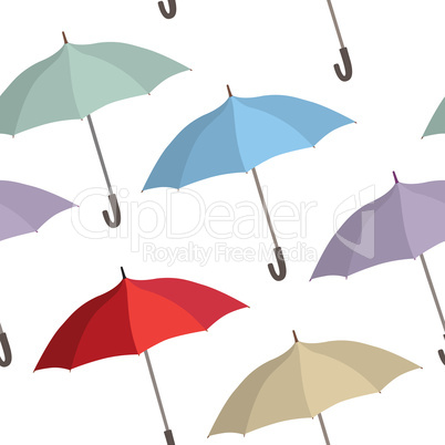 Umbrella seamless pattern.