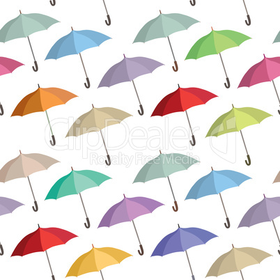 Umbrella seamless pattern.