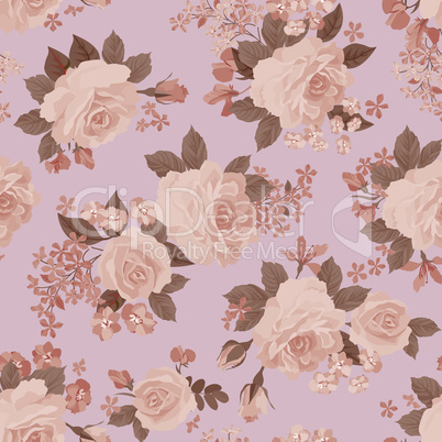 Floral seamless pattern. Flower background. Floral ornamental te
