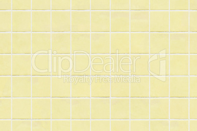 Yellow tile wall texture background