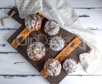 traditional pastry on Easter with sugar icing