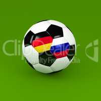 Soccer ball with flags, Soccer competition