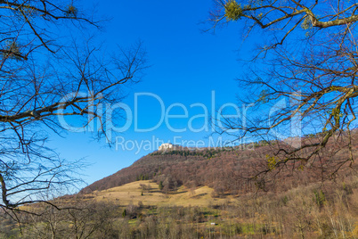 view to the castle Neuffen