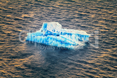 Arctic iceberg ice stock area Novaya Zemlya.