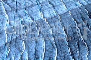 Harsh glaciers of Arctic. Live glacier