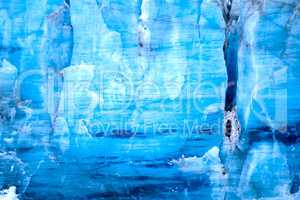 Harsh glaciers of Arctic. Live glacier