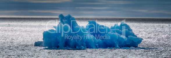 Arctic iceberg ice stock area Novaya Zemlya.