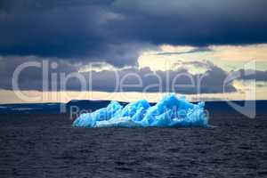 Arctic iceberg ice stock area Novaya Zemlya.