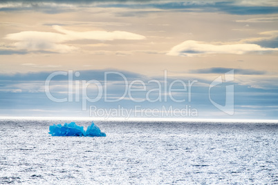 Arctic iceberg ice stock area Novaya Zemlya.
