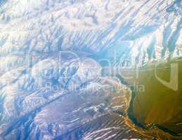 Flight over Pamir and Tien Shan 5