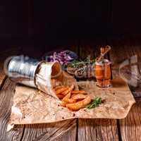 rosemary Potato wedges from the oven