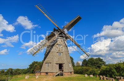 Traditional Dutch windmill in Benz - Usedom (Germany)