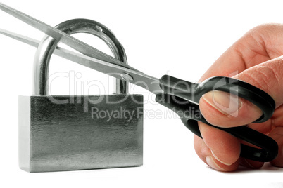 Hacking of a padlock