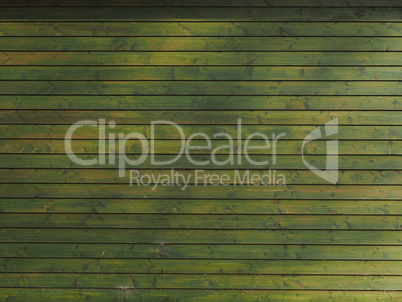 Green rustic wooden wall