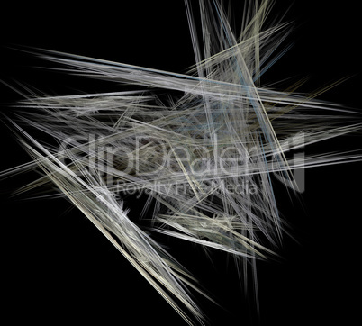 image of one Digital Fractal on Black Color image of one Digital Fractal on Black Color