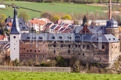 Imperial Castle of Mylau in the Vogtland