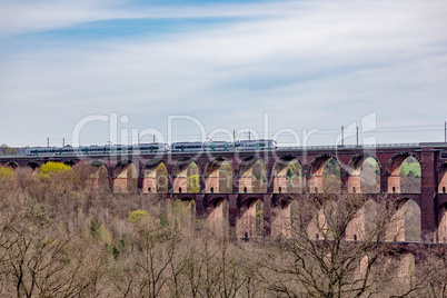 Göltzschtal bridge from Mylau in the Vogtland