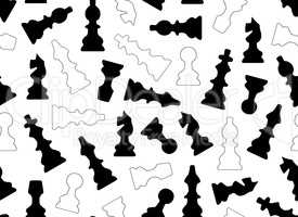 Seamless chess pieces