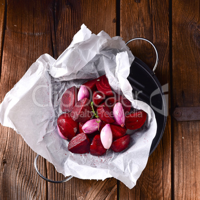 oven baked red beets