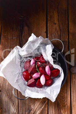 oven baked red beets